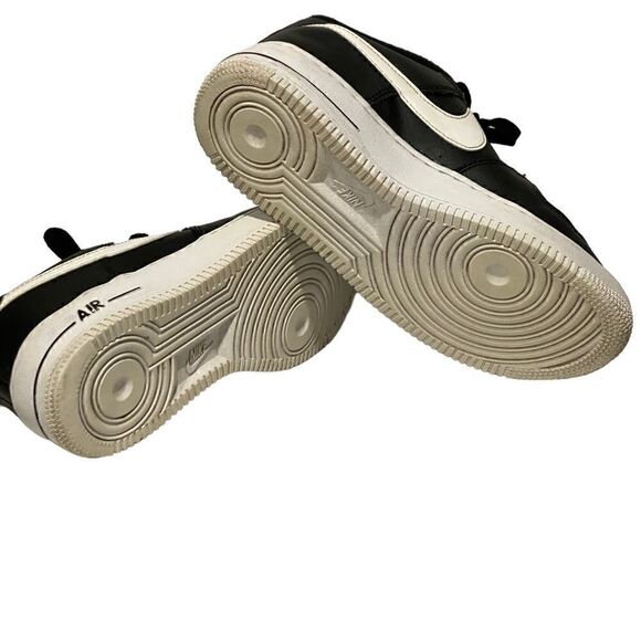 Nike Air Force 1 Black White Size 6 - Picture 7 of 9